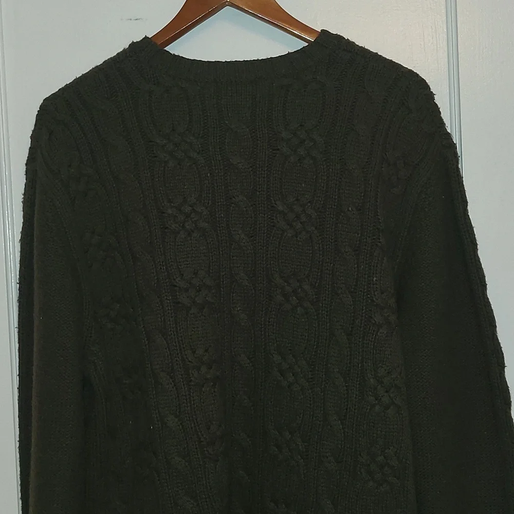 Eddie Bauer Vintage wool/Cashmere cable knit sweater - Picture 4 of 6